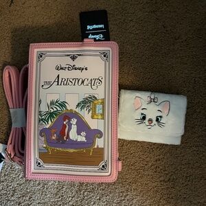 Aristocats Book Convertible Crossbody Bag And wallet